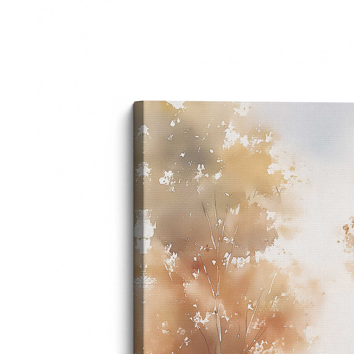 [Color:Stretched Canvas], Picture of the corner of the art