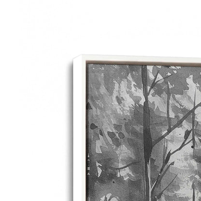 [Color:Opaque White], Picture of art in a White frame at an angle