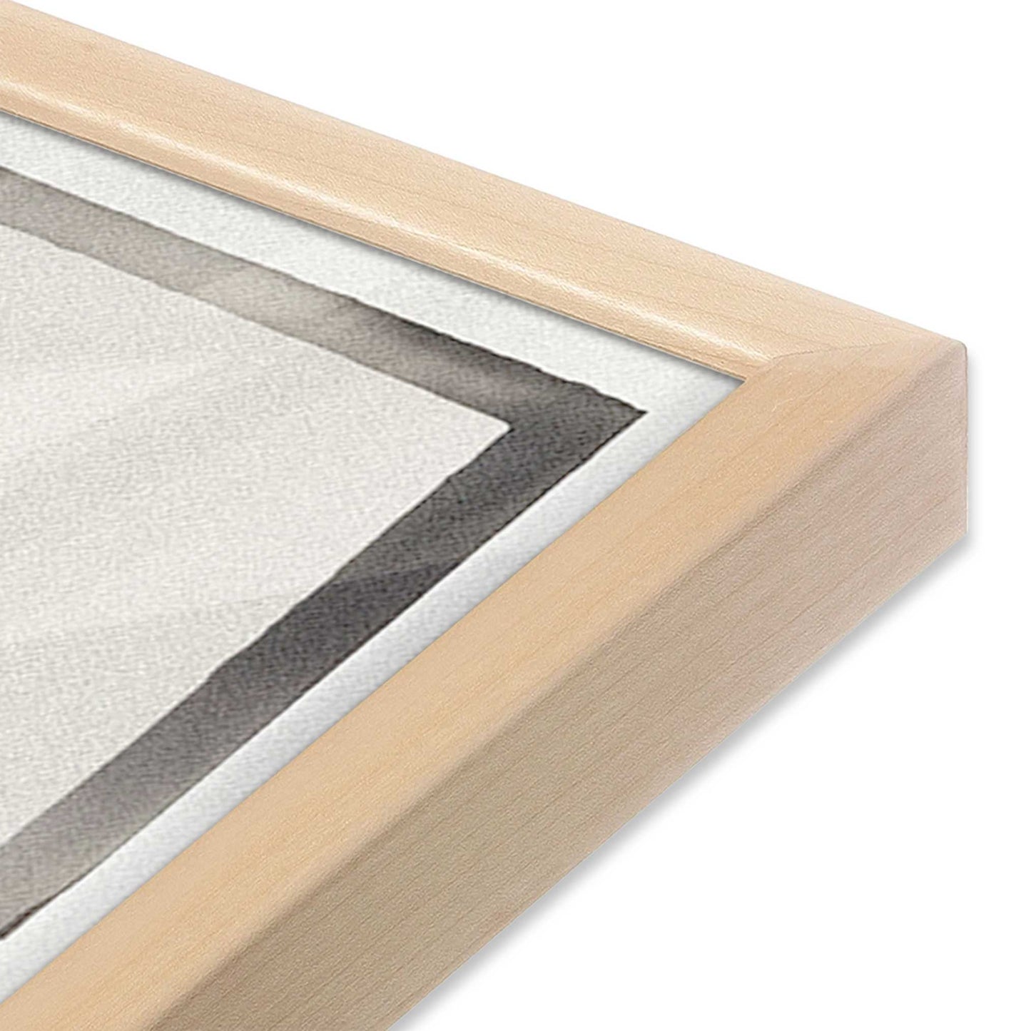 [Color:Raw Maple], Picture of art in a Raw Maple frame at an angle