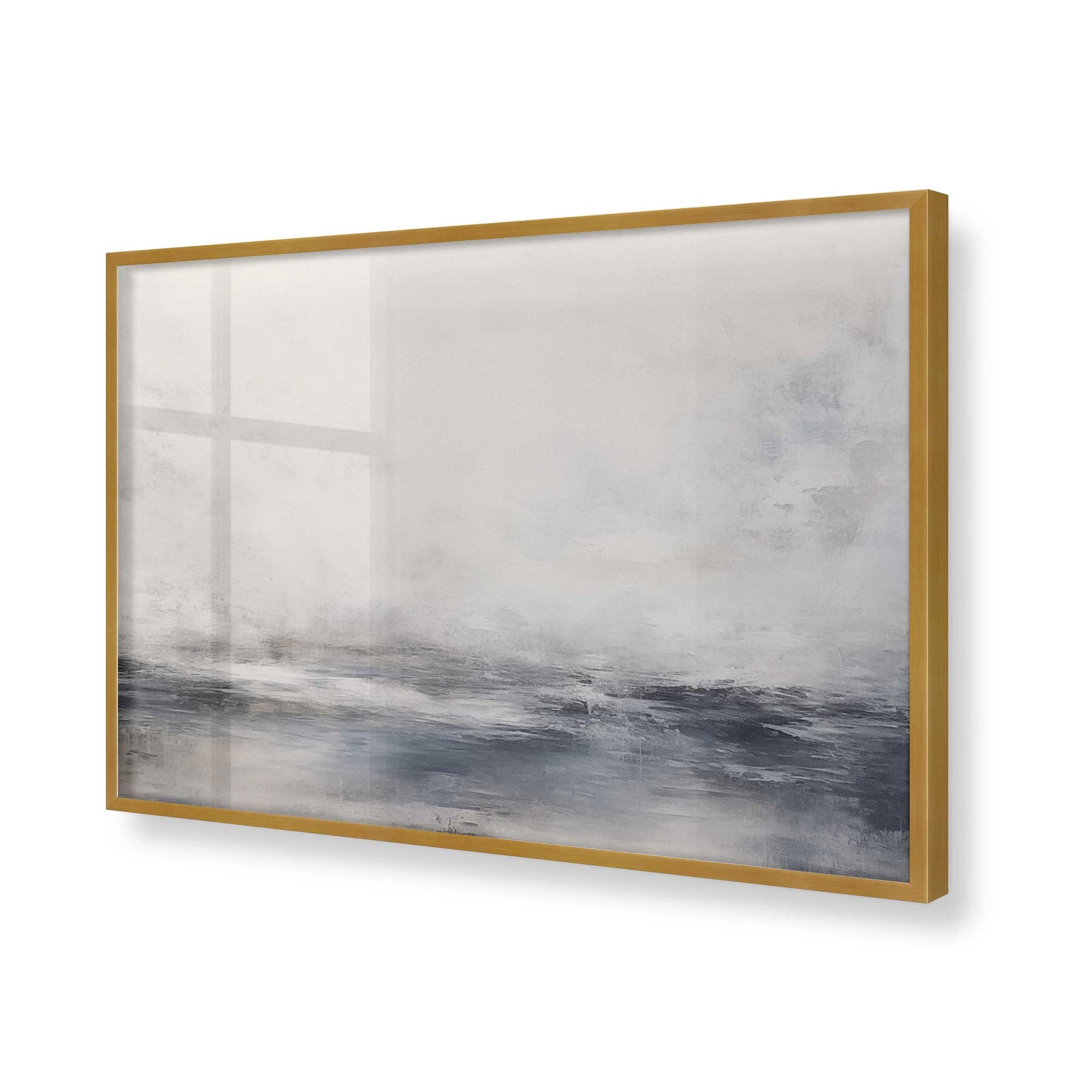 [Color:Polished Gold], Picture of art in a Polished Gold frame of the corner