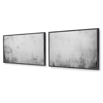 [Color:Weathered Zinc], Picture of art in a Weathered Zinc frame at an angle