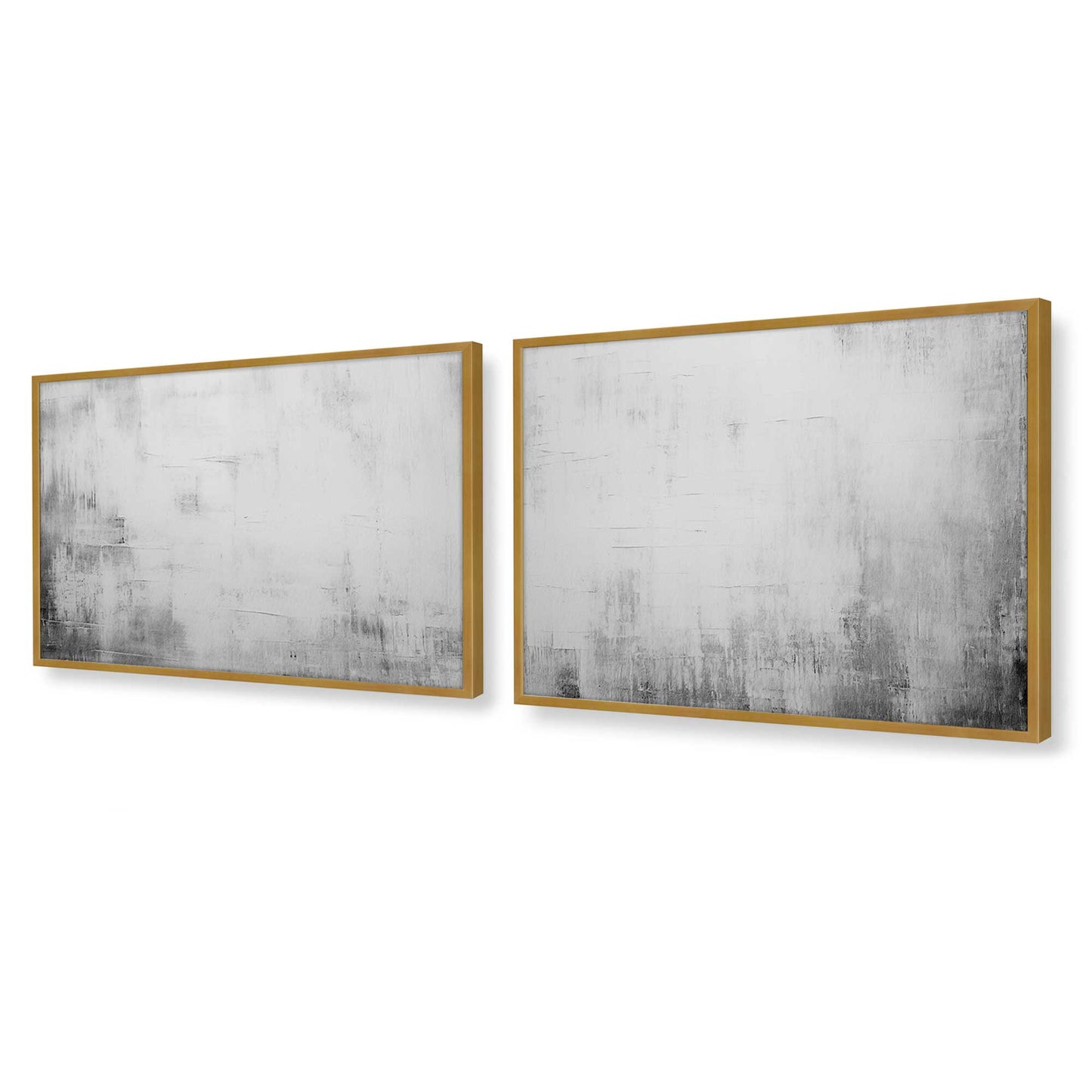 [Color:Polished Gold], Picture of art in a Polished Gold frame at an angle