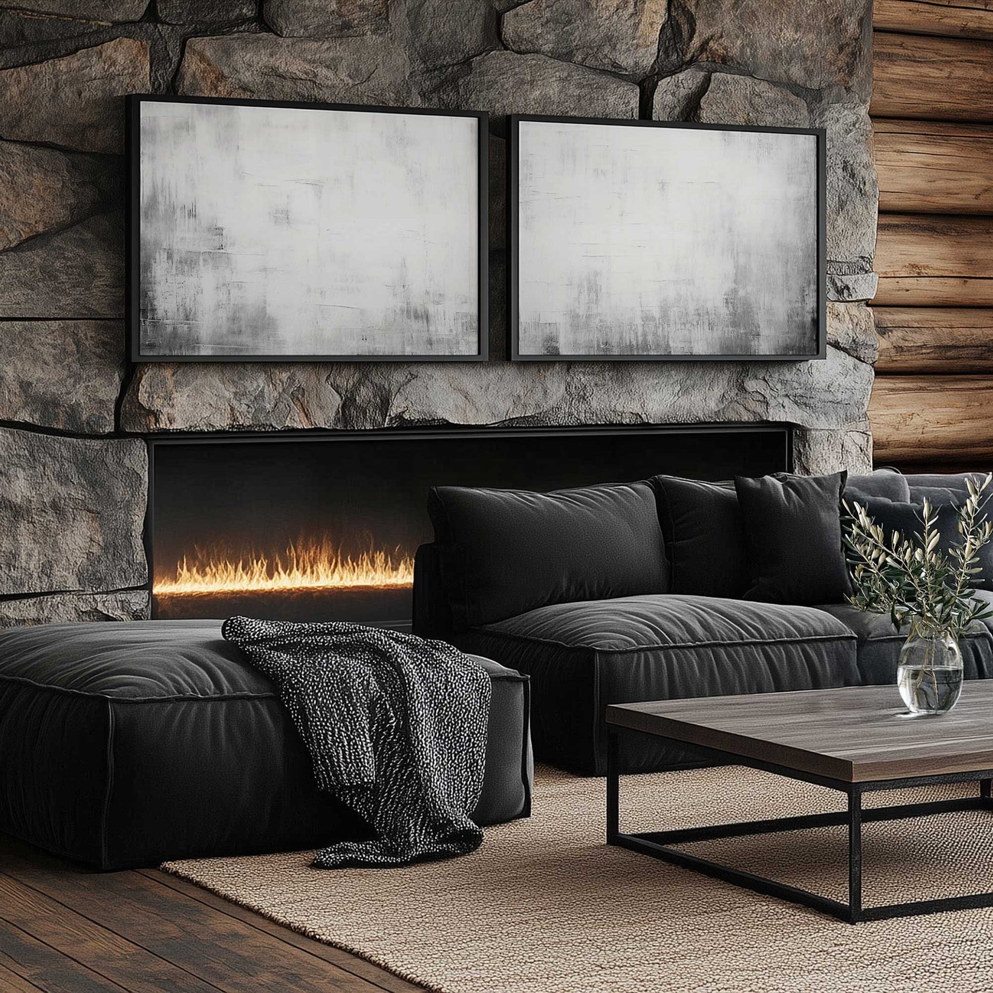 [Color:Brushed Gold], Picture of art in a Brushed Gold frame