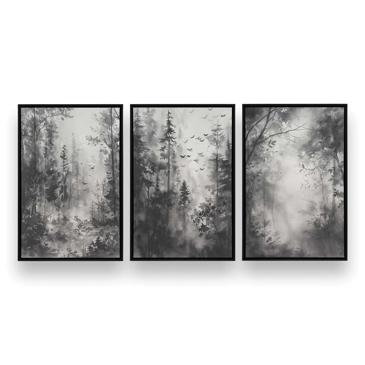 [Color:Satin Black], Picture of art in a Satin Black frame