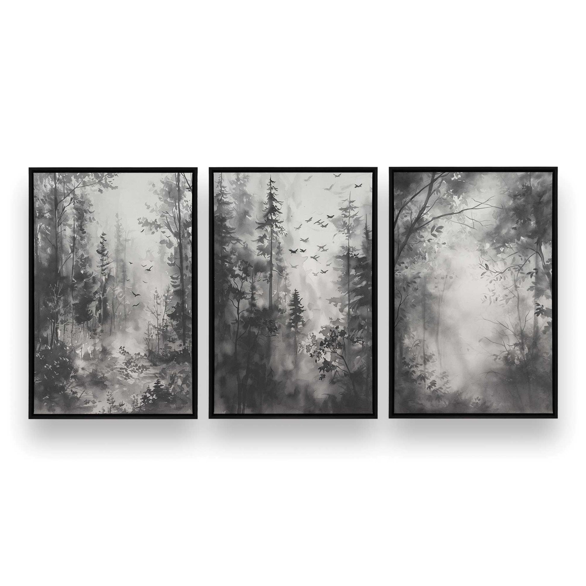 [Color:Satin Black], Picture of art in a Satin Black frame