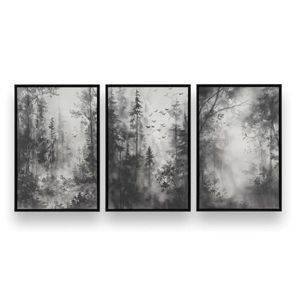 [Color:Satin Black], Picture of art in a Satin Black frame