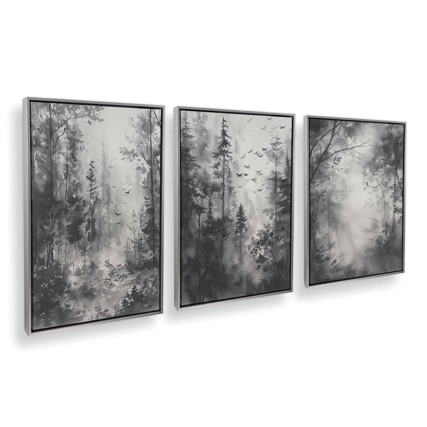 [Color:Polished Chrome], Picture of art in a Polished Chrome frame at an angle