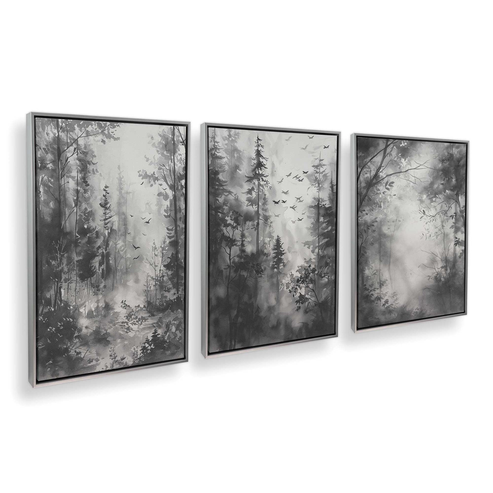 [Color:Polished Chrome], Picture of art in a Polished Chrome frame at an angle