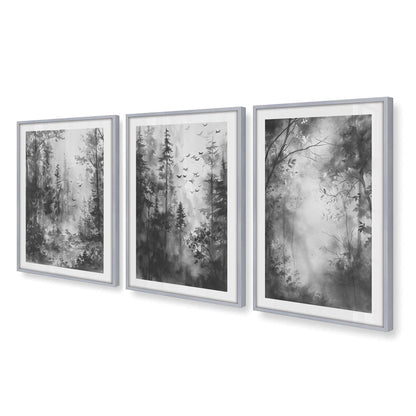 [Color:Polished Chrome], Picture of art in a Polished Chrome frame at an angle