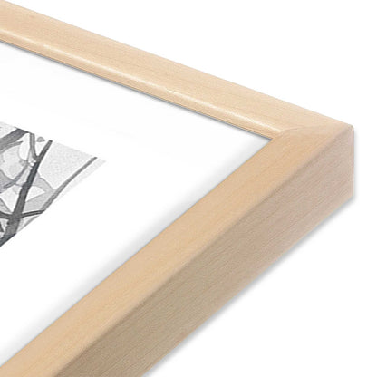 [Color:Raw Maple], Picture of art in a Raw Maple frame of the corner