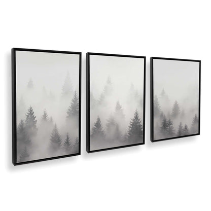 [Color:Satin Black], Picture of art in a Satin Black frame at an angle