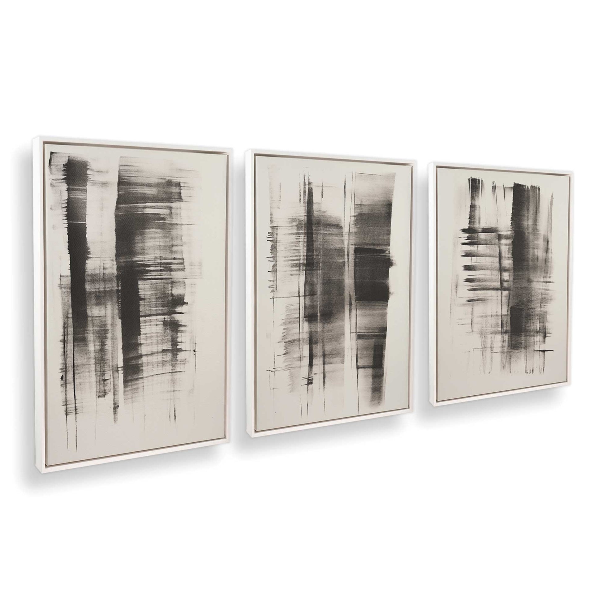 [Color:Opaque White], Picture of art in a White frame at an angle