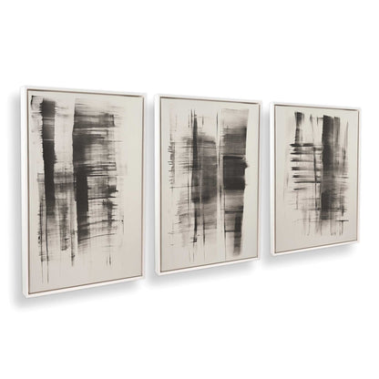 [Color:Opaque White], Picture of art in a White frame at an angle