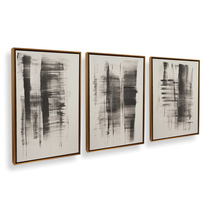 [Color:Polished Gold], Picture of art in a Polished Gold frame at an angle