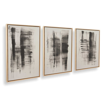 [Color:American Maple], Picture of art in a American Maple frame at an angle