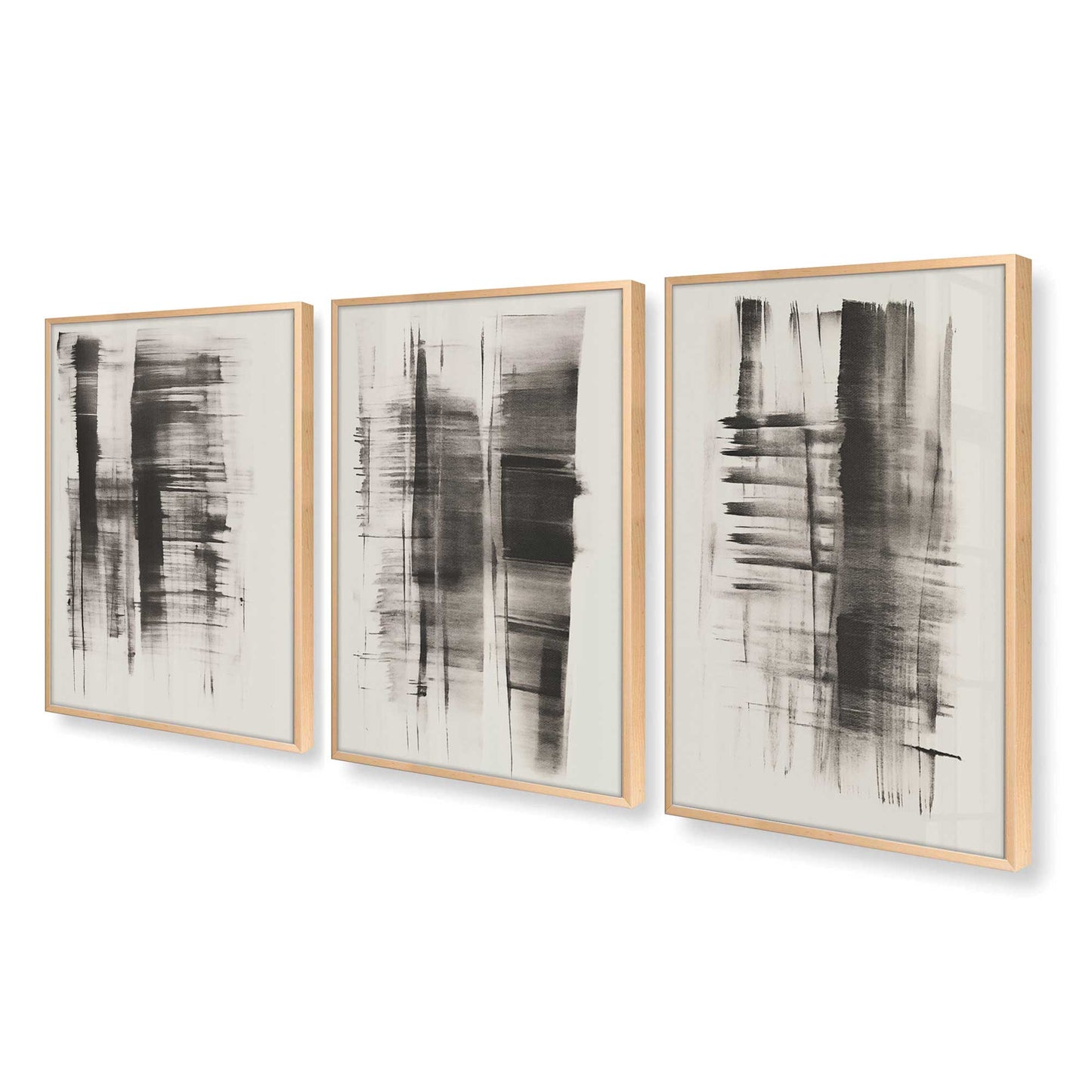 [Color:Raw Maple], Picture of art in a Raw Maple frame at an angle