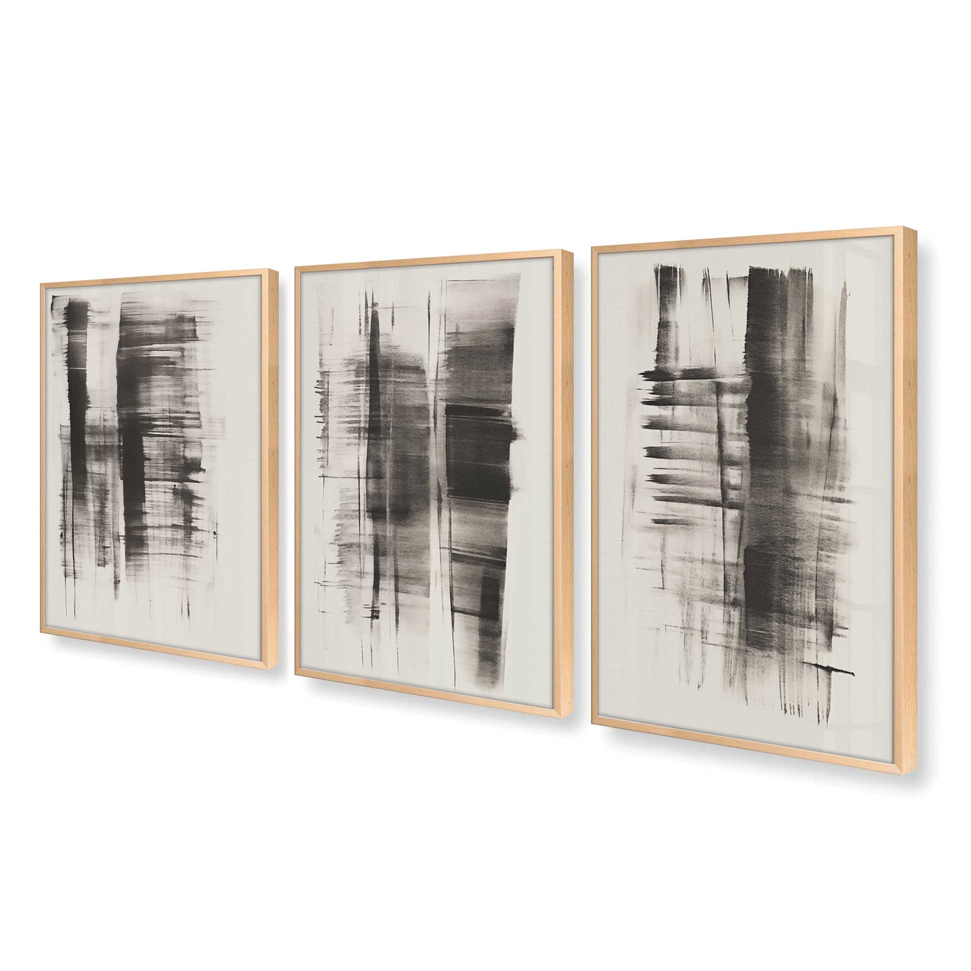 [Color:Raw Maple], Picture of art in a Raw Maple frame at an angle