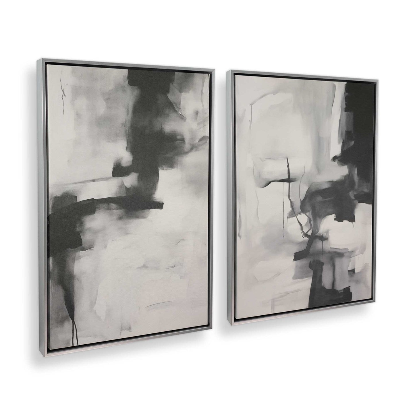 [Color:Polished Chrome], Picture of art in a Polished Chrome frame at an angle