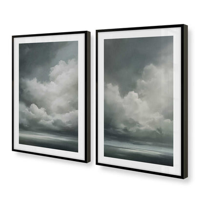 [Color:Satin Black], Picture of art in a Satin Black frame at an angle
