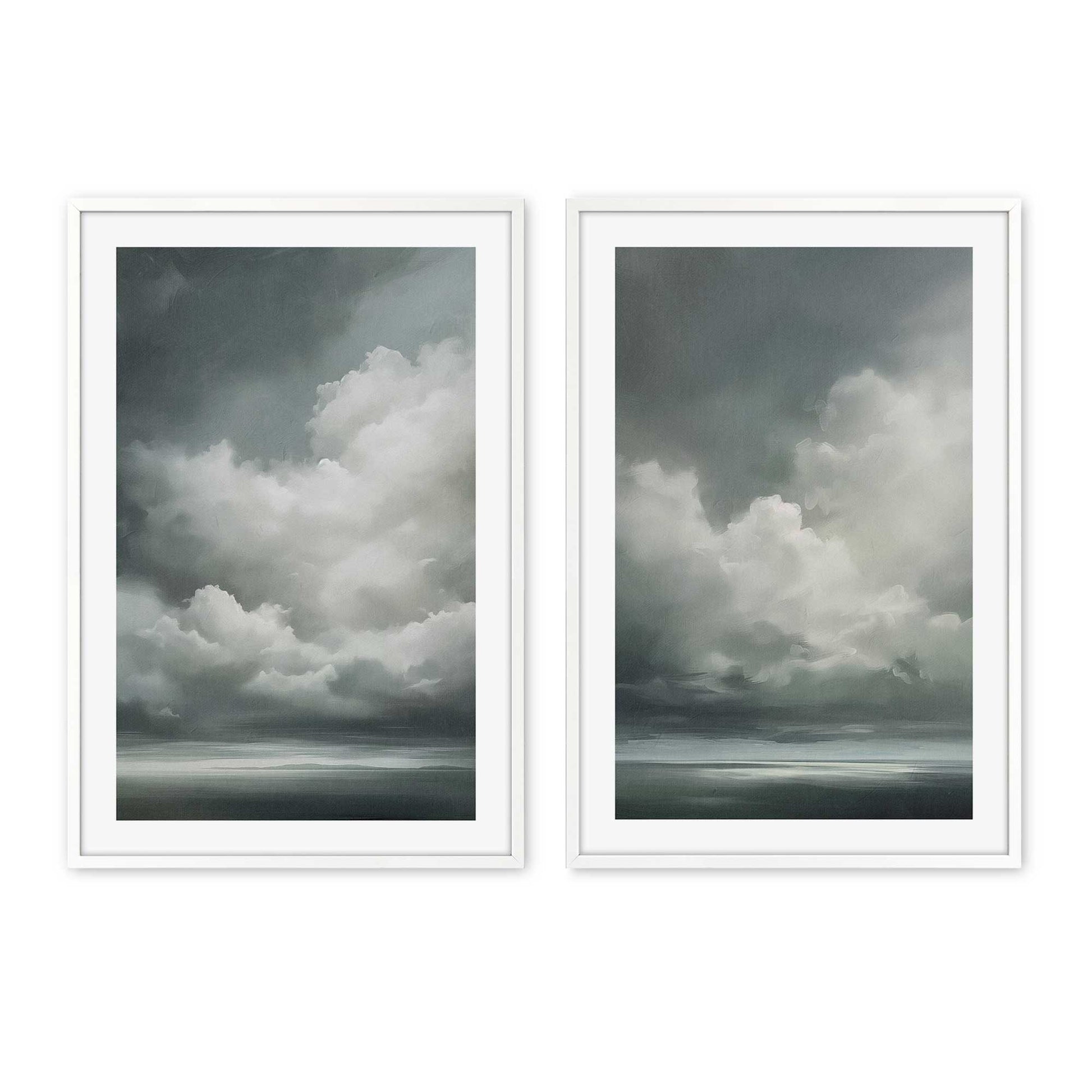 [Color:Opaque White], Picture of art in a Opaque White frame