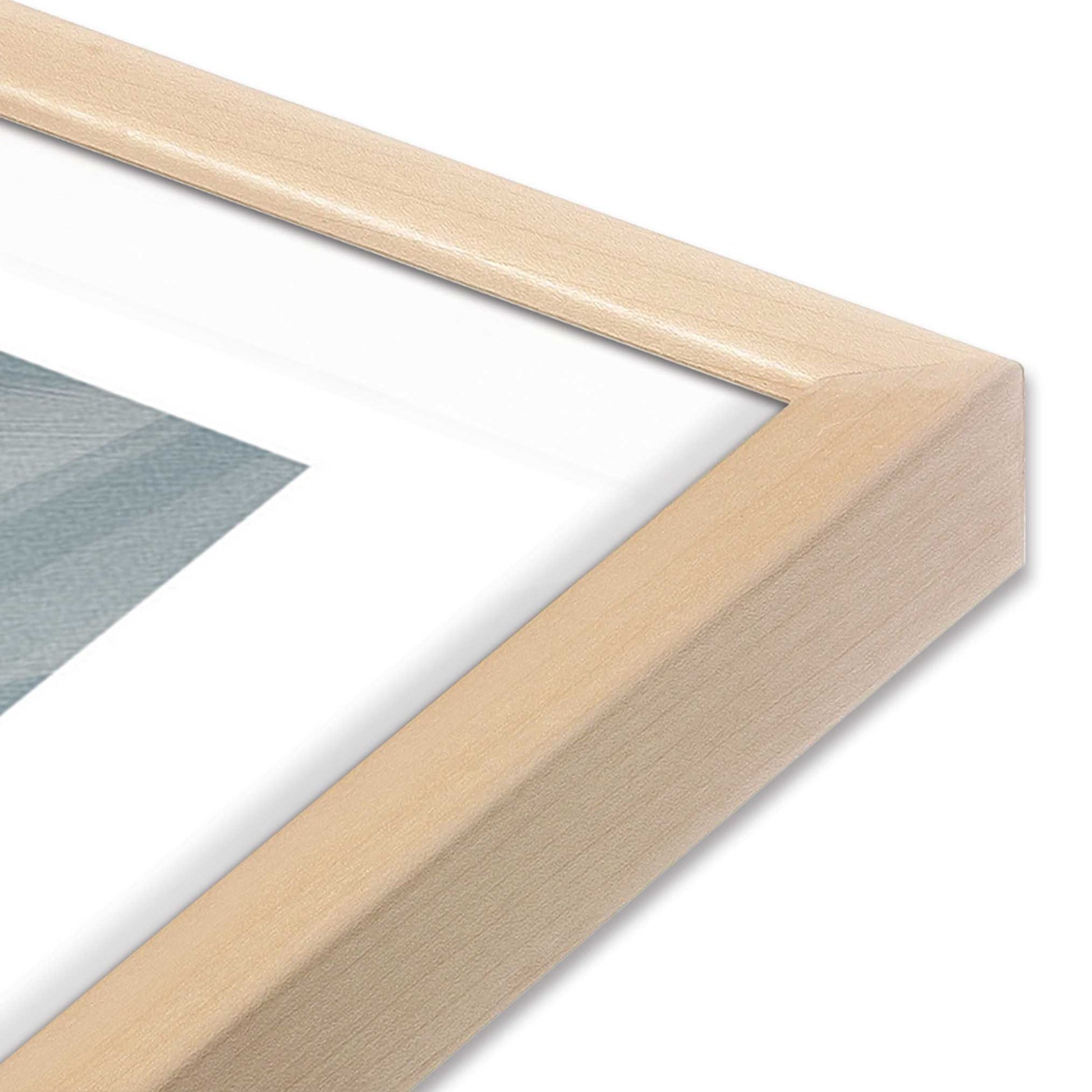 [Color:Raw Maple], Picture of art in a Raw Maple frame of the corner