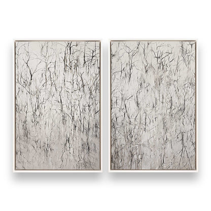 [Color:Opaque White], Picture of art in a White frame
