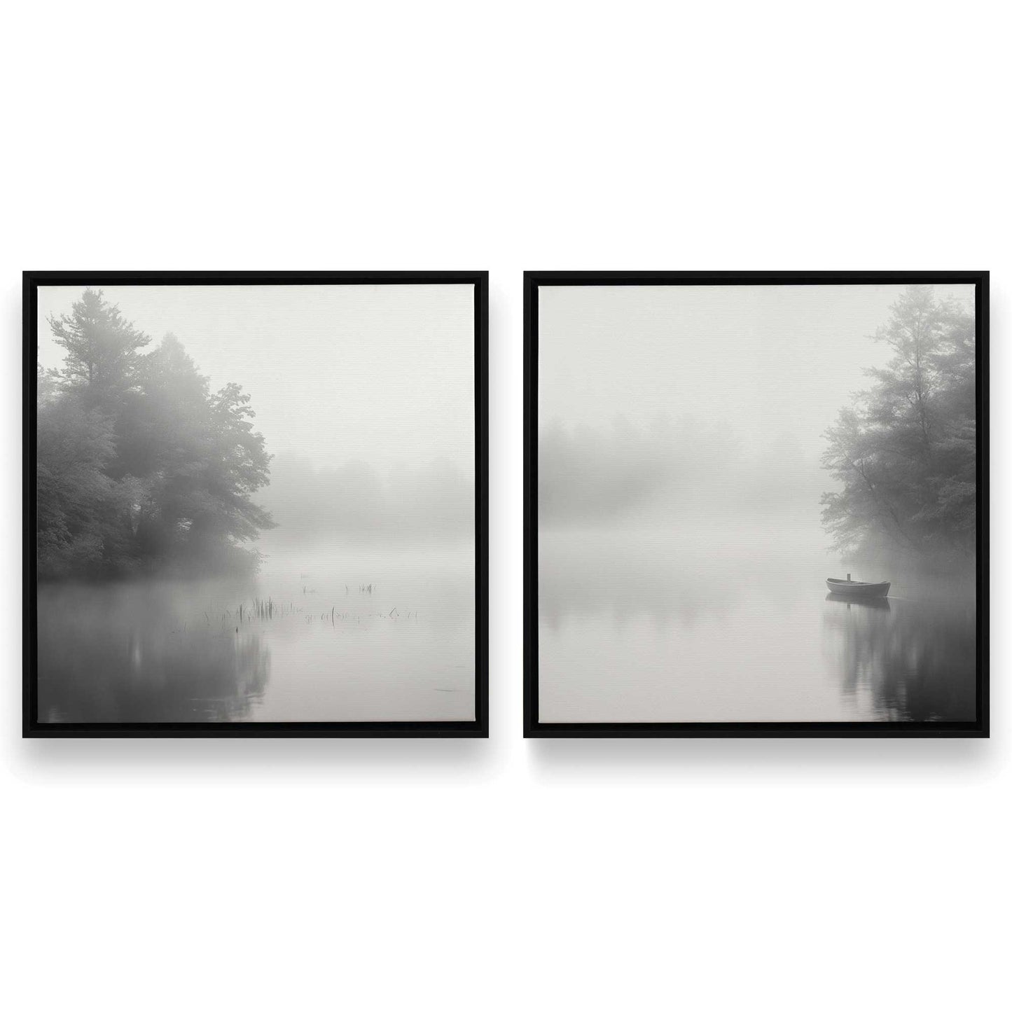 [Color:Satin Black], Picture of art in a Satin Black frame