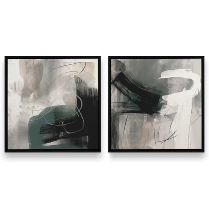 [Color:Satin Black], Picture of art in a Satin Black frame