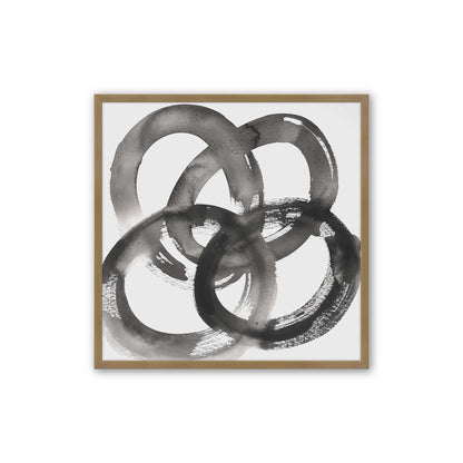 [Color:Brushed Gold], Picture of art in a Brushed Gold frame