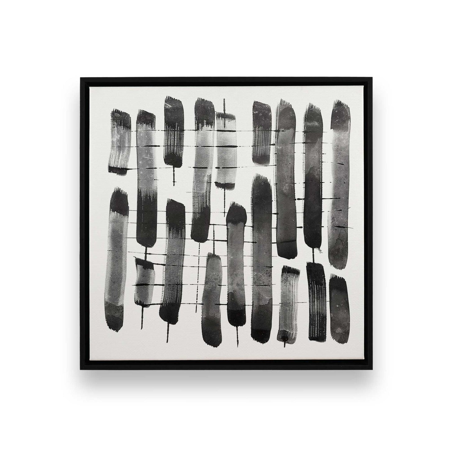 [Color:Satin Black], Picture of art in a Satin Black frame