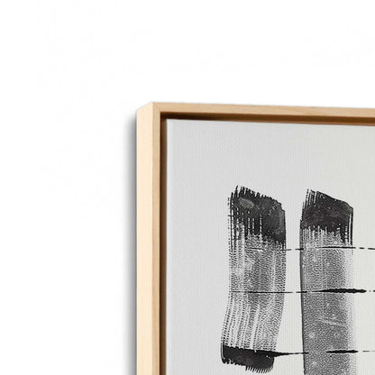 [Color:American Maple], Picture of art in a American Maple frame at an angle