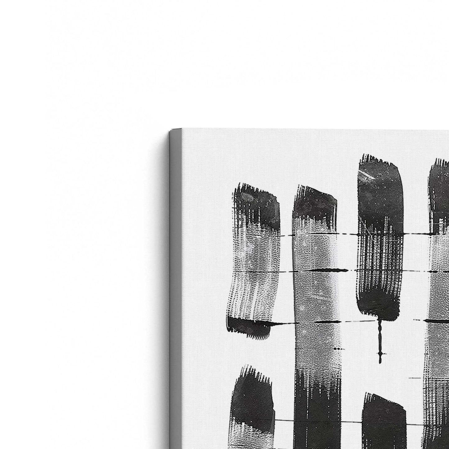 [Color:Stretched Canvas], Picture of art at an angle