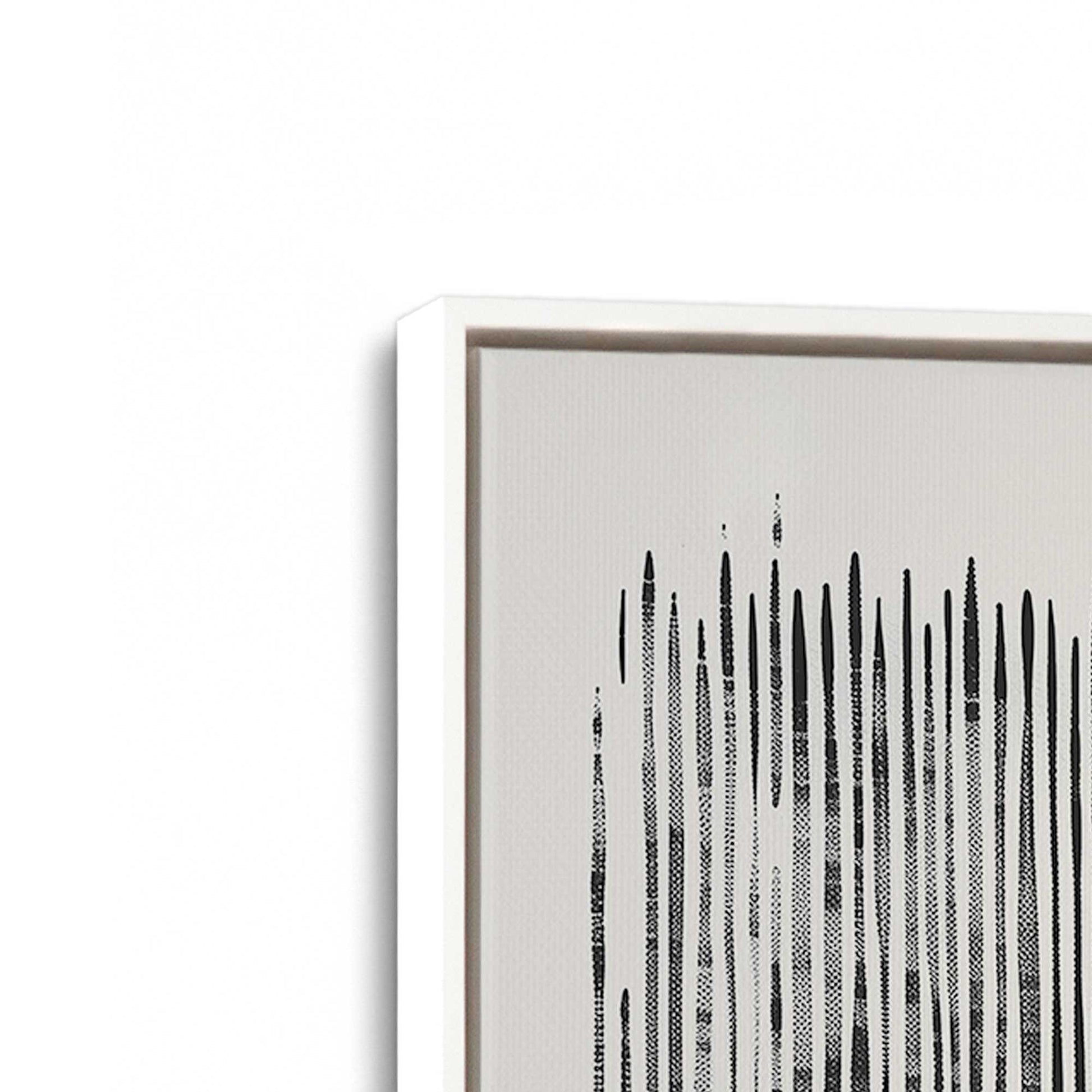 [Color:Opaque White], Picture of art in a White frame at an angle