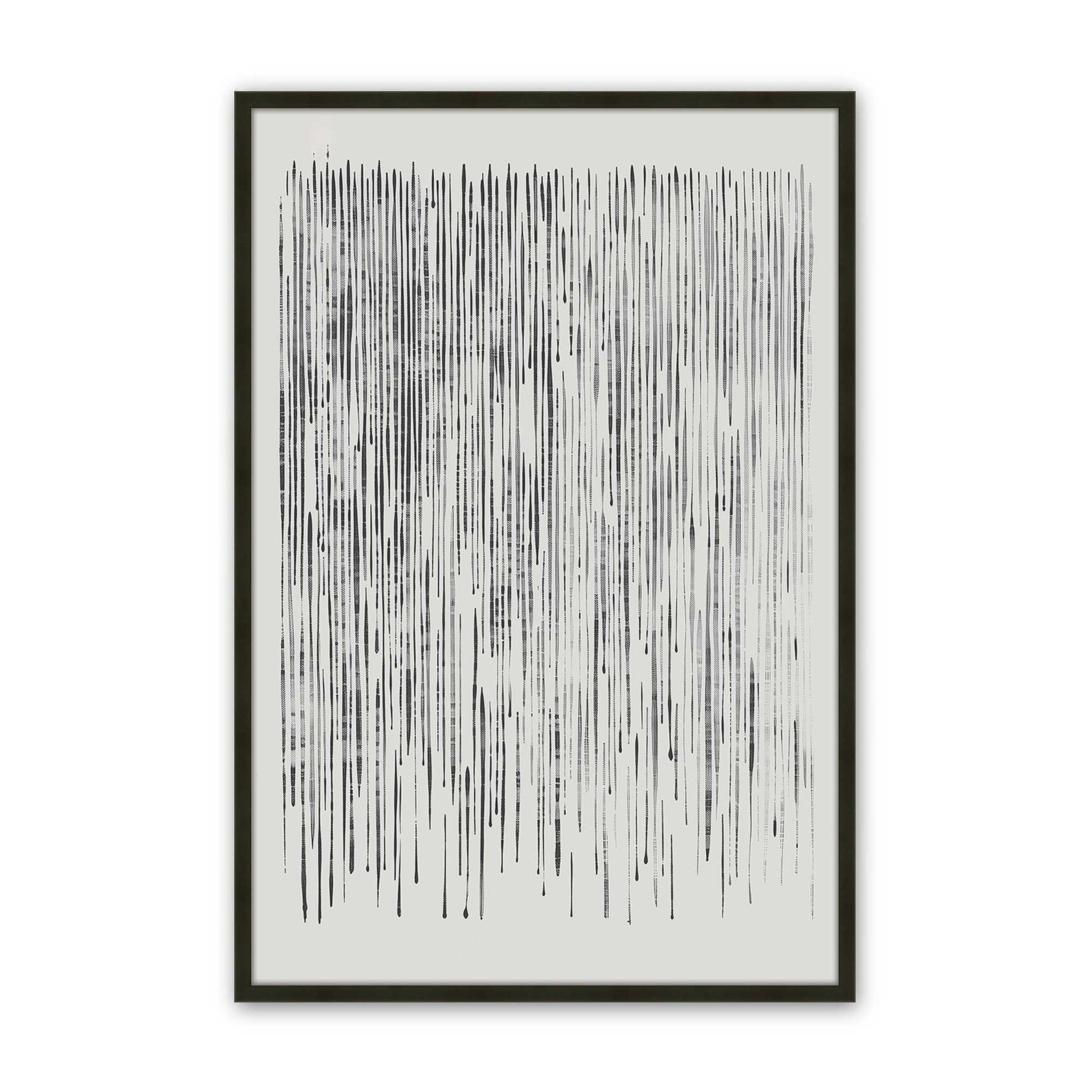 [Color:Satin Black], Picture of art in a Satin Black frame