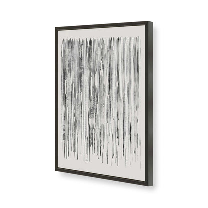[Color:Satin Black], Picture of art in a Satin Black frame of the corner