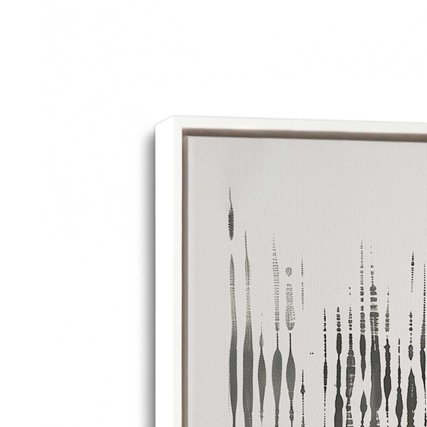 [Color:Opaque White], Picture of art in a White frame at an angle
