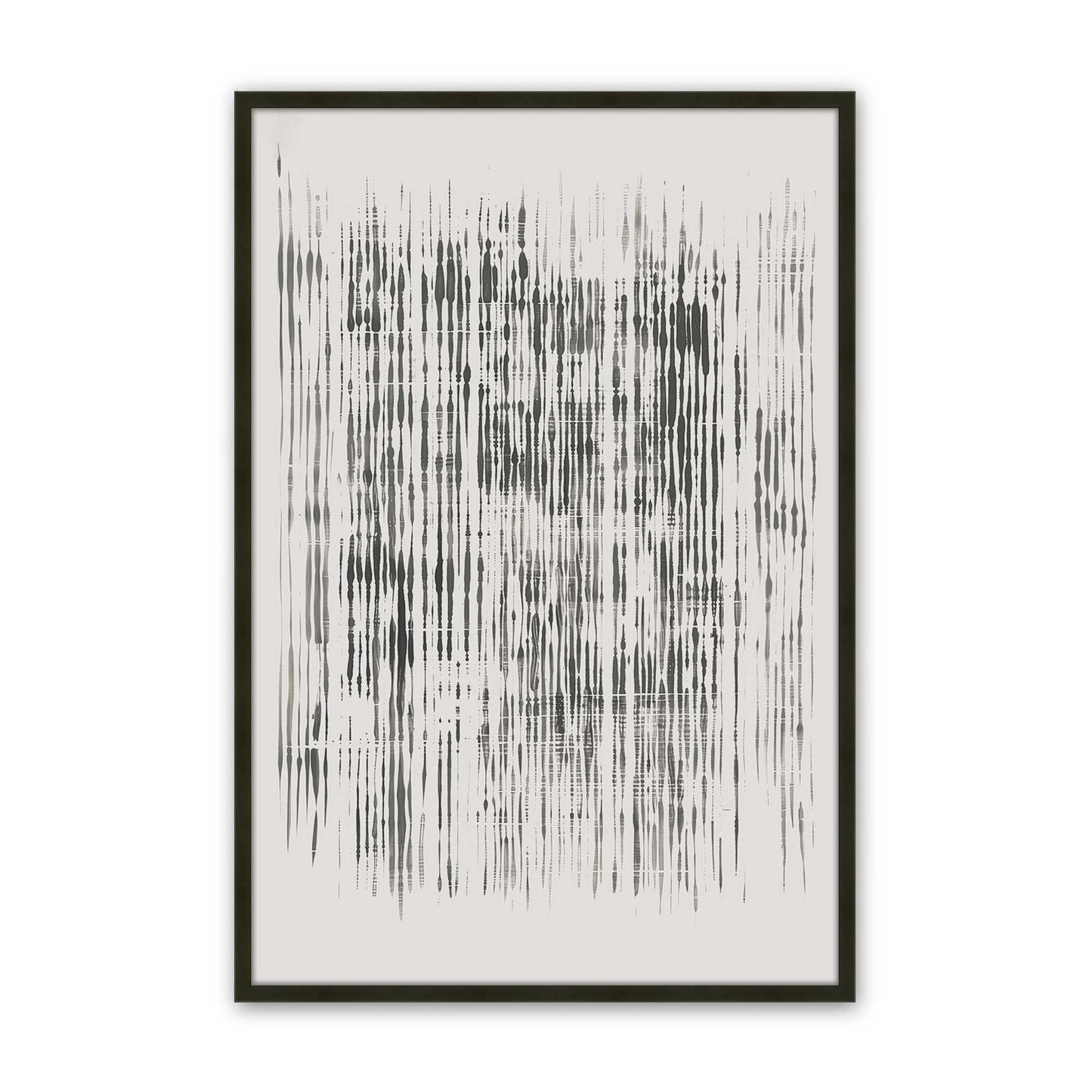 [Color:Satin Black], Picture of art in a Satin Black frame