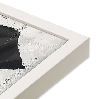 [Color:Opaque White], Picture of art in a Opaque White frame at an angle