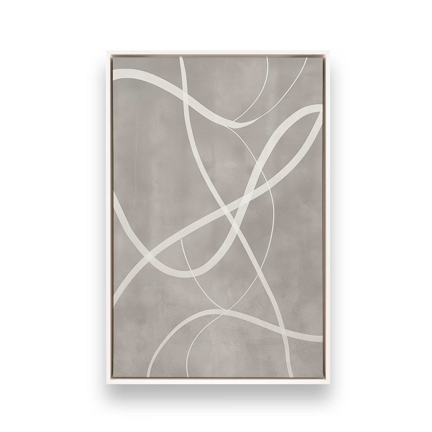 [Color:Opaque White], Picture of art in a White frame