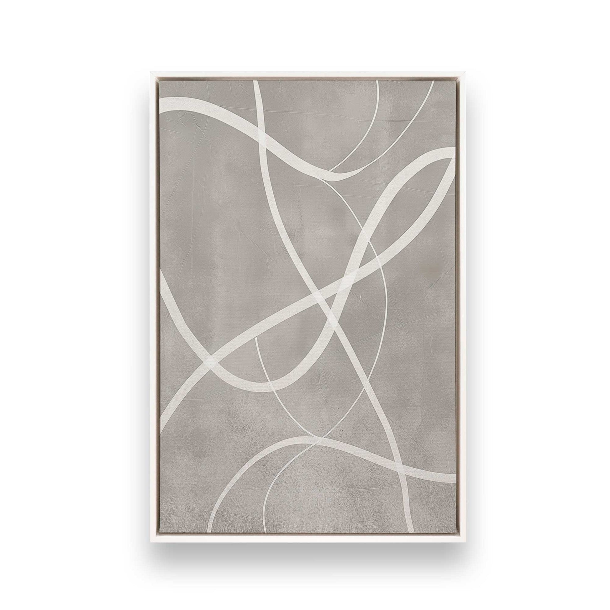 [Color:Opaque White], Picture of art in a White frame