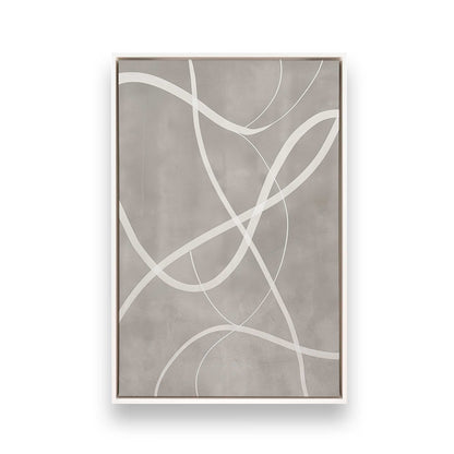 [Color:Opaque White], Picture of art in a White frame