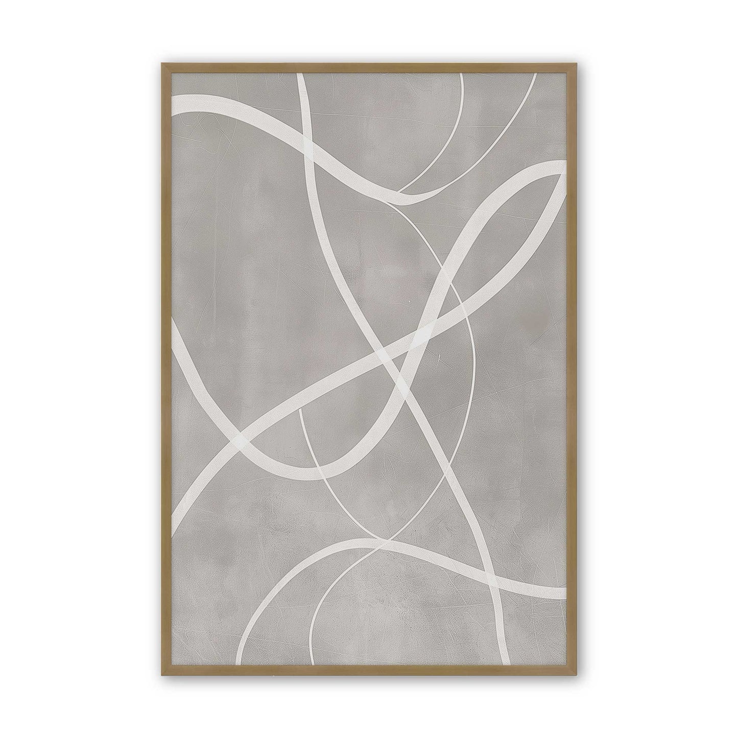 [Color:Brushed Gold], Picture of art in a Brushed Gold frame