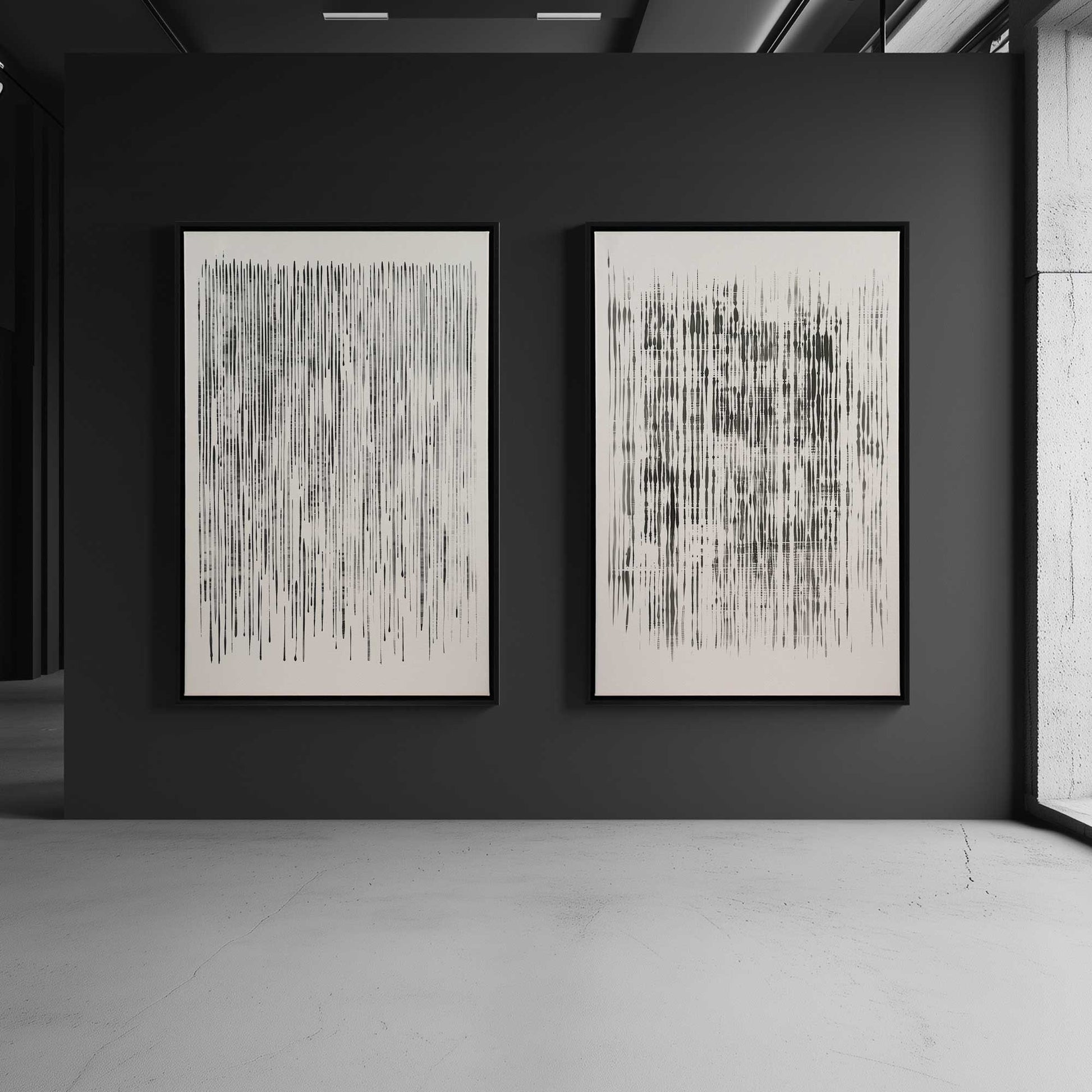 [Color:Satin Black], Picture of art in a Satin Black frame