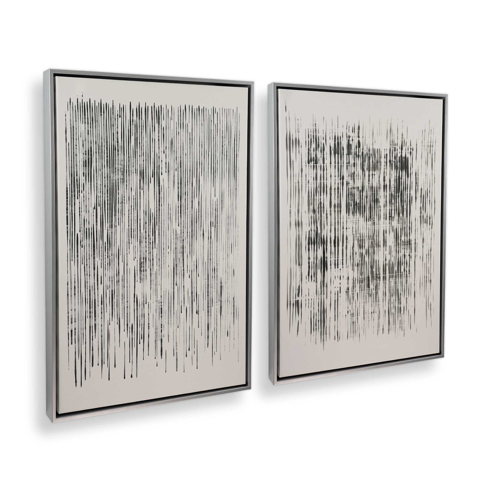 [Color:Polished Chrome], Picture of art in a Polished Chrome frame at an angle