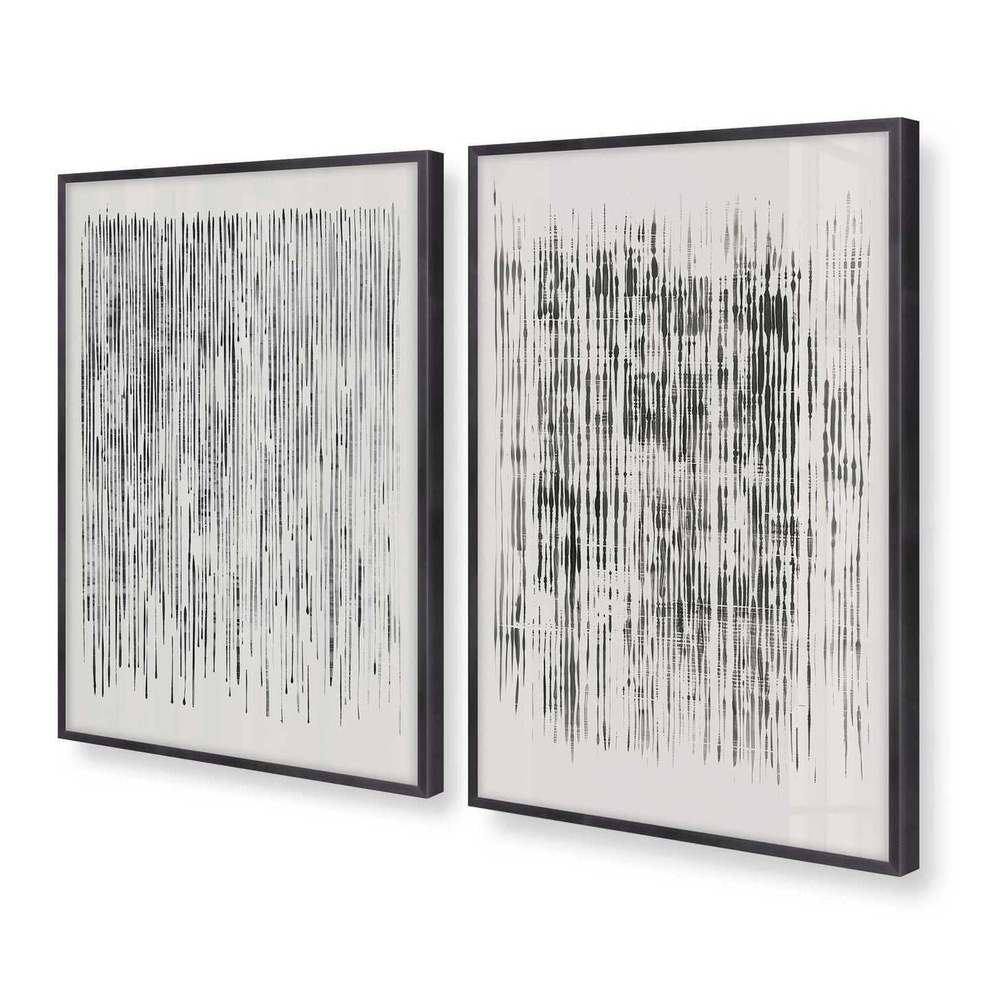 [Color:Weathered Zinc], Picture of art in a Weathered Zinc frame at an angle