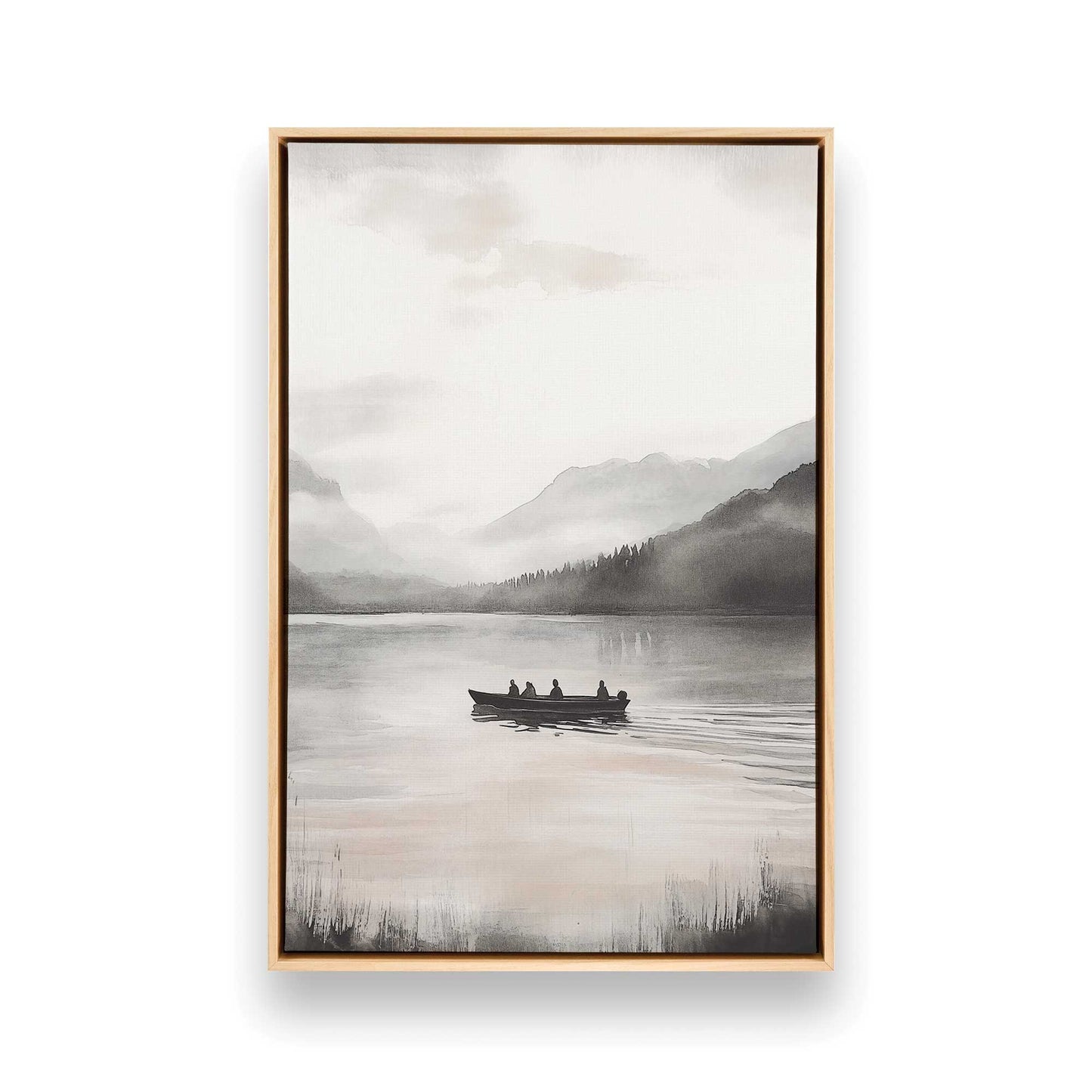 [Color:American Maple], Picture of art in a American Maple frame