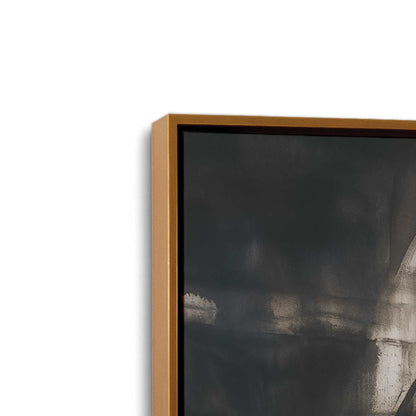[Color:Polished Gold], Picture of art in a Polished Gold frame at an angle