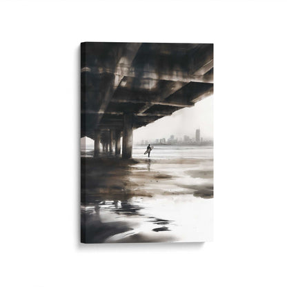 [Color:Stretched Canvas], Picture of art at an angle
