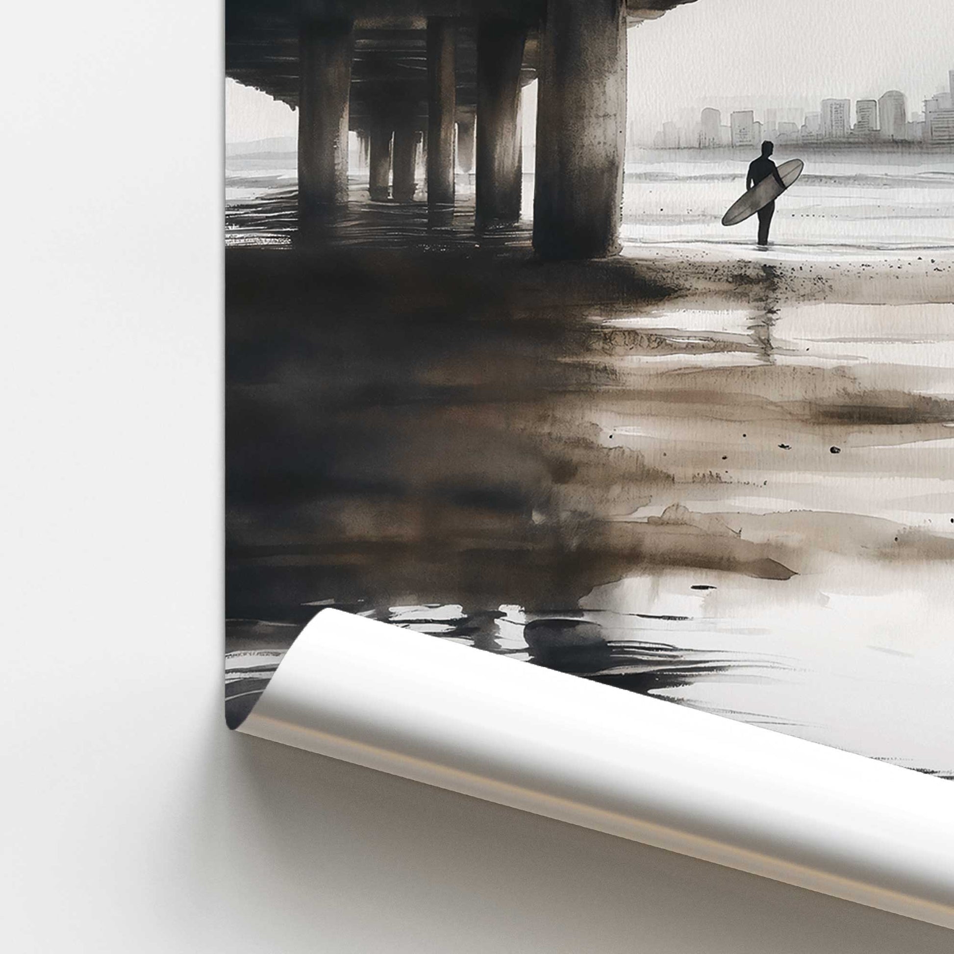 [Color:Rolled Print], Picture of close up of art