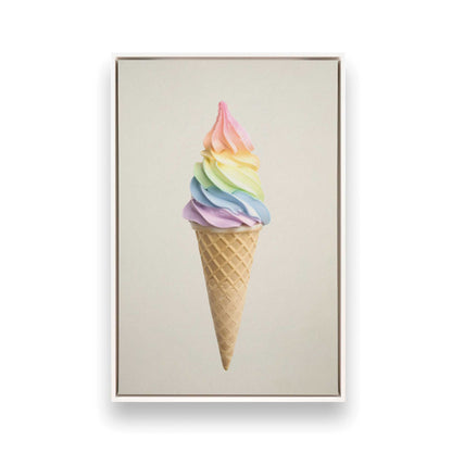 [Color:Opaque White], Picture of art in a White frame